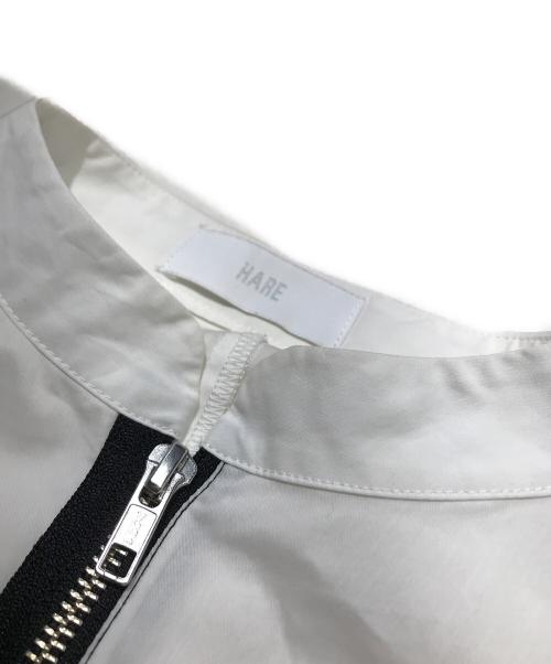 HARE（ハレ）HARE (ハレ) コルセットデザインワンピース ホワイト×ブラック サイズ:Freeの古着・服飾アイテム