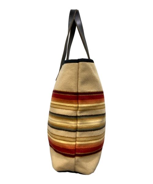 PENDLETON（ペンドルトン）PENDLETON (ペンドルトン) ブランケットトートバッグ ベージュの古着・服飾アイテム