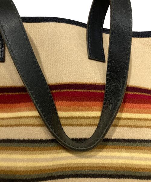 PENDLETON（ペンドルトン）PENDLETON (ペンドルトン) ブランケットトートバッグ ベージュの古着・服飾アイテム