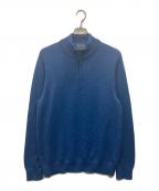 L.L.Beanエルエルビーン）の古着「ハーフジップニット」｜ブルー