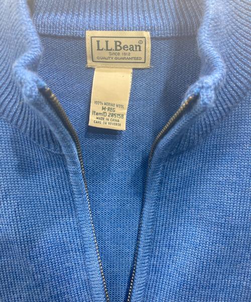 L.L.Bean（エルエルビーン）L.L.Bean (エルエルビーン) ハーフジップニット ブルー サイズ:Mの古着・服飾アイテム