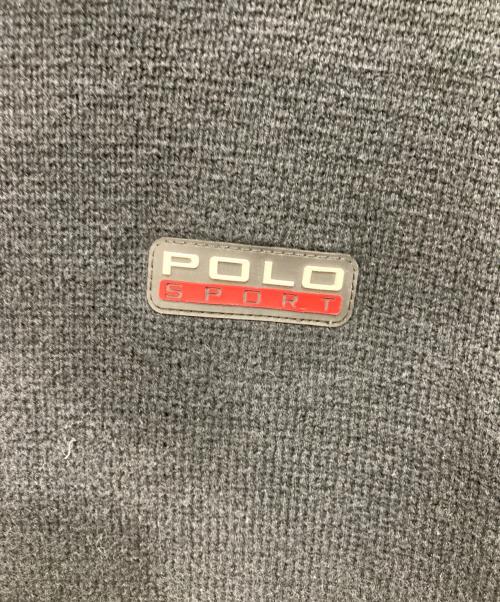 POLO SPORT（ポロスポーツ）POLO SPORT (ポロスポーツ) ハーフジップニット ブラック サイズ:XLの古着・服飾アイテム