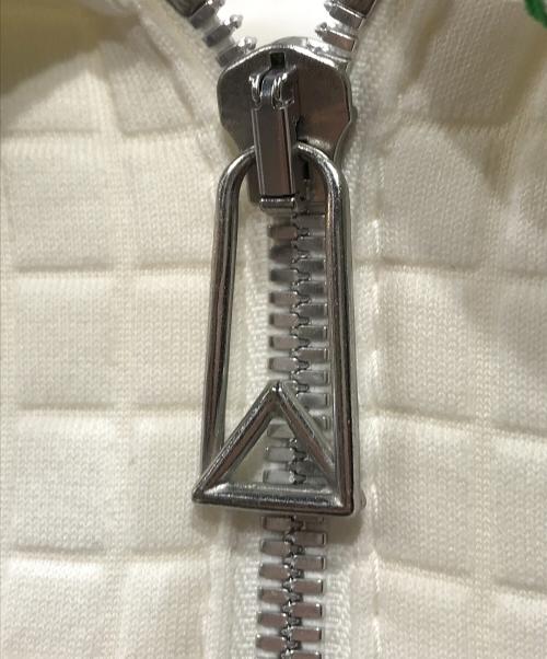 BOTTEGA VENETA（ボッテガベネタ）BOTTEGA VENETA (ボッテガベネタ) キルティングステッチデティールシャツジャケット ホワイト サイズ:38の古着・服飾アイテム