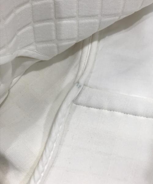 BOTTEGA VENETA（ボッテガベネタ）BOTTEGA VENETA (ボッテガベネタ) キルティングステッチデティールシャツジャケット ホワイト サイズ:38の古着・服飾アイテム