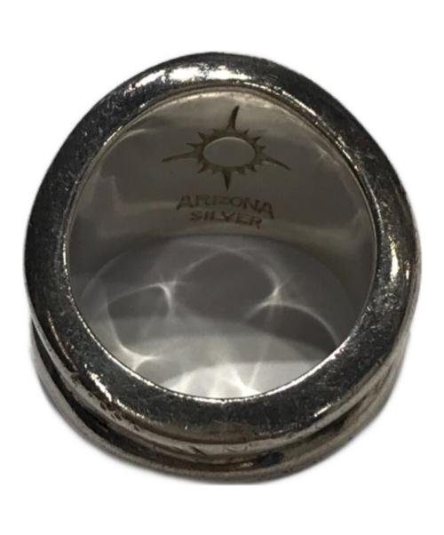 ARIZONA FREEDOM（アリゾナ フリーダム）ARIZONA FREEDOM (アリゾナ フリーダム) ターコイズ加工シルバーリング サイズ:13号の古着・服飾アイテム