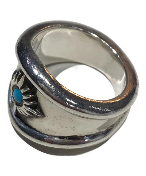 ARIZONA FREEDOM（アリゾナ フリーダム）ARIZONA FREEDOM (アリゾナ フリーダム) ターコイズ加工シルバーリング サイズ:13号の古着・服飾アイテム