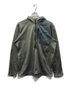 STATICスタティック）の古着「ADRIFT HALF ZIP HOODY」｜カーキ