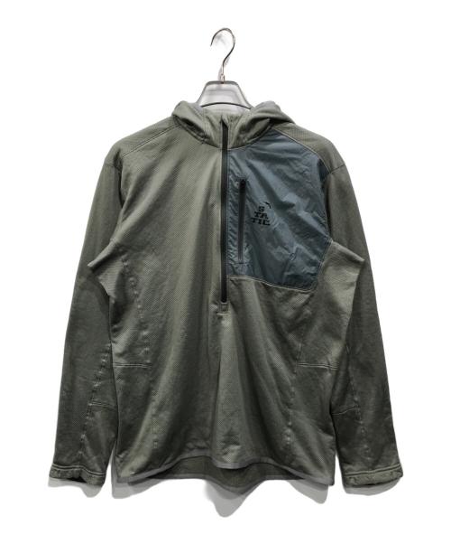 STATIC（スタティック）STATIC (スタティック) ADRIFT HALF ZIP HOODY カーキ サイズ:Lの古着・服飾アイテム