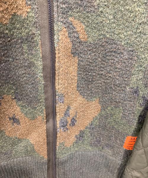 G-STAR RAW（ジースターロゥ）G-STAR RAW (ジースターロゥ) STYLE CAMO VEST KNIT カーキ サイズ:SIZE Mの古着・服飾アイテム