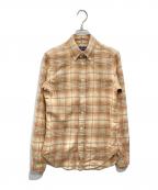 RALPH LAURENラルフローレン）の古着「チェックシャツ」｜ベージュ