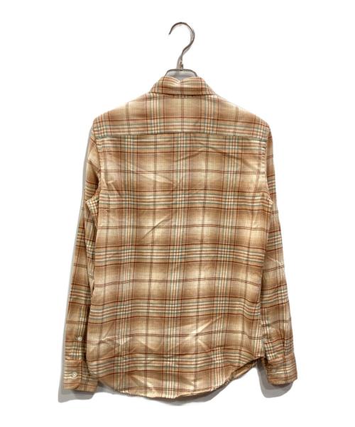 RALPH LAUREN（ラルフローレン）RALPH LAUREN (ラルフローレン) チェックシャツ ベージュ サイズ:XSの古着・服飾アイテム