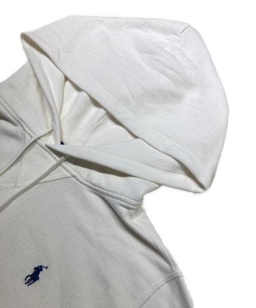 POLO RALPH LAUREN（ポロ・ラルフローレン）POLO RALPH LAUREN (ポロ・ラルフローレン) プルオーバーパーカー ホワイト サイズ:Lの古着・服飾アイテム