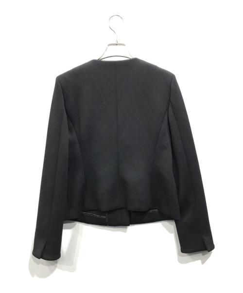 Pinky & Dianne（ピンキーアンドダイアン）Pinky & Dianne (ピンキーアンドダイアン) ダンボールノーカラーブルゾン ブラック サイズ:38の古着・服飾アイテム