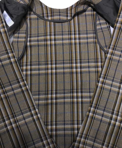 TOGA（トーガ）TOGA (トーガ) チェックノースリーブワンピース ベージュ サイズ:36の古着・服飾アイテム