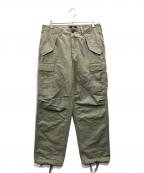 stussyステューシー）の古着「MILITARY CARGO PANT RIPSTOP」｜オリーブ