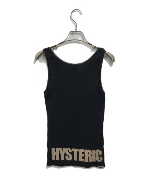 Hysteric Glamour（ヒステリックグラマー）Hysteric Glamour (ヒステリックグラマー) ノースリーブカットソー ブラック サイズ:Freeの古着・服飾アイテム