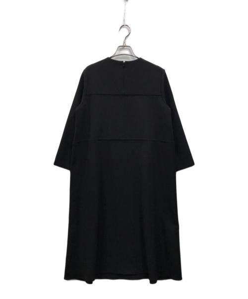 YOKO CHAN（ヨーコチャン）YOKO CHAN (ヨーコチャン) ロングスリーブフリルトリムパールドレス ブラック サイズ:Ｍの古着・服飾アイテム