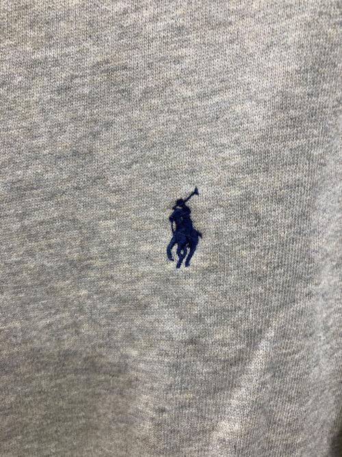 POLO RALPH LAUREN（ポロ・ラルフローレン）POLO RALPH LAUREN (ポロ・ラルフローレン) クルーネックスウェット グレー サイズ:BOYS M(10-12)の古着・服飾アイテム