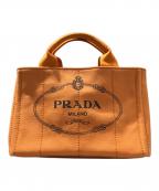 PRADAプラダ）の古着「カナパ ハンドバッグ」｜オレンジ