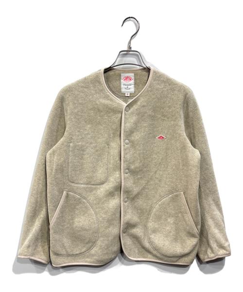 DANTON（ダントン）DANTON (ダントン) Fleece Collarless Jacket ベージュ サイズ:36の古着・服飾アイテム