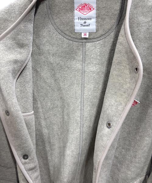 DANTON（ダントン）DANTON (ダントン) Fleece Collarless Jacket ベージュ サイズ:36の古着・服飾アイテム