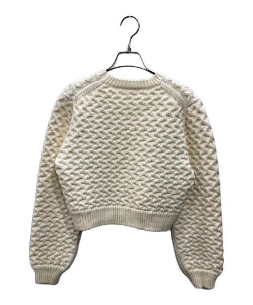 Bibiy.（ビビィ）Bibiy. (ビビィ) ソニアニット アイボリー サイズ: Fの古着・服飾アイテム