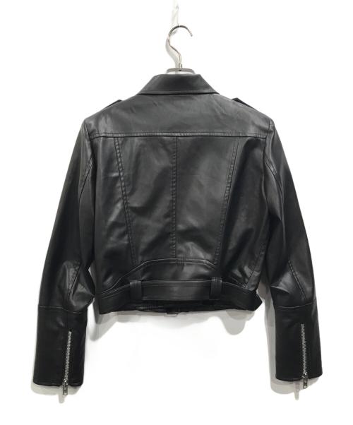 OPAQUE.CLIP（オペークドットクリップ）OPAQUE.CLIP (オペークドットクリップ) 大草直子さんコラボショート丈ライダースジャケット ブラック サイズ:40/Lの古着・服飾アイテム