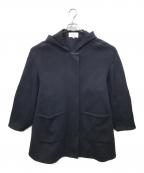 ENFOLDエンフォルド）の古着「ボンディングショートコート」｜ネイビー