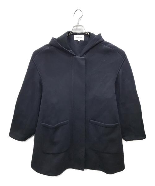 ENFOLD（エンフォルド）ENFOLD (エンフォルド) ボンディングショートコート ネイビー サイズ:Ｍの古着・服飾アイテム