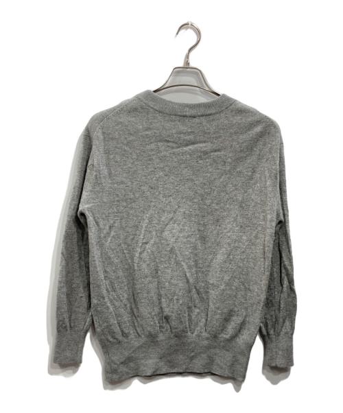 Spick and Span（スピック＆スパン）Spick and Span (スピックアンドスパン) ESSENCEロゴニット グレー サイズ:表記なしの古着・服飾アイテム