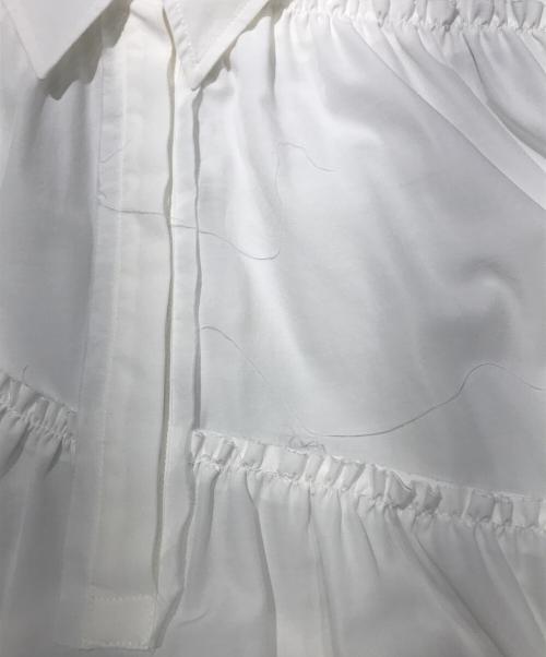 THE TOE（ザ・トゥー）THE TOE (ザ・トゥー) フリルワンピース ホワイト サイズ:Sの古着・服飾アイテム
