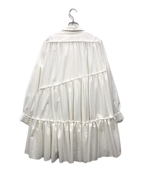 THE TOE（ザ・トゥー）THE TOE (ザ・トゥー) フリルワンピース ホワイト サイズ:Sの古着・服飾アイテム
