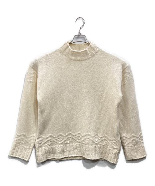 ETRO（エトロ）ETRO (エトロ) アルパカ混ハイネックニット アイボリー サイズ:Lの古着・服飾アイテム
