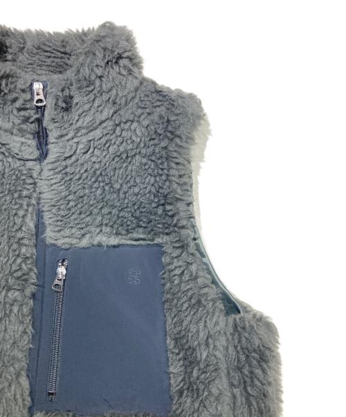 ticca（ティッカ）ticca (ティッカ) WOOLファーベスト グレー サイズ:Fの古着・服飾アイテム