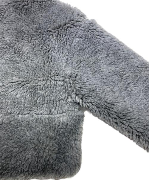 ticca（ティッカ）ticca (ティッカ) ウールファーショートコート グレー サイズ:Fの古着・服飾アイテム