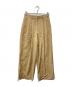 theory（セオリー）の古着「Sleek Flannel DBL Pleat Pant N」｜ベージュ