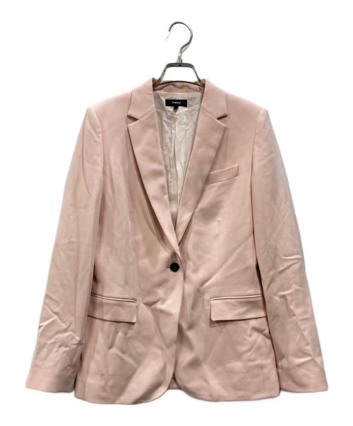 theory（セオリー）theory (セオリー) Admiral Crepe Staple Blazer B ピンク サイズ:2の古着・服飾アイテム