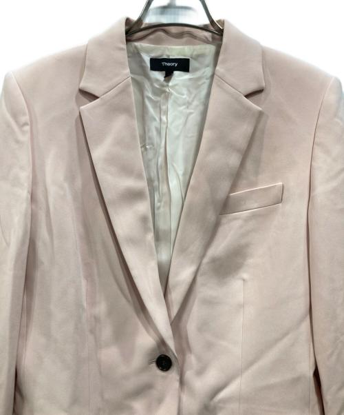theory（セオリー）theory (セオリー) Admiral Crepe Staple Blazer B ピンク サイズ:2の古着・服飾アイテム