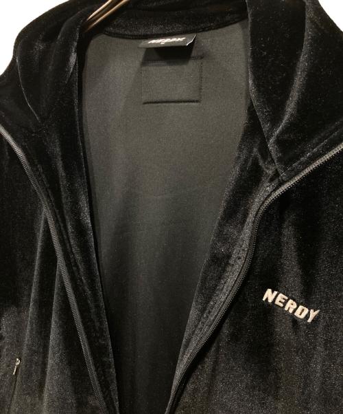 NERDY（ノルディ）NERDY (ノルディ) ベロアトラックジャケット ブラック サイズ:Mの古着・服飾アイテム