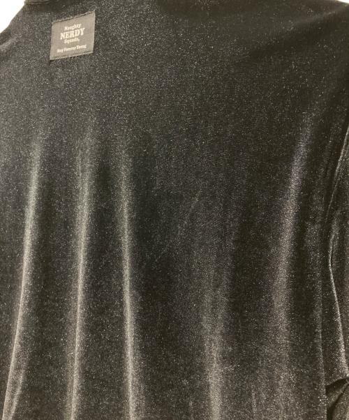 NERDY（ノルディ）NERDY (ノルディ) ベロアトラックジャケット ブラック サイズ:Mの古着・服飾アイテム