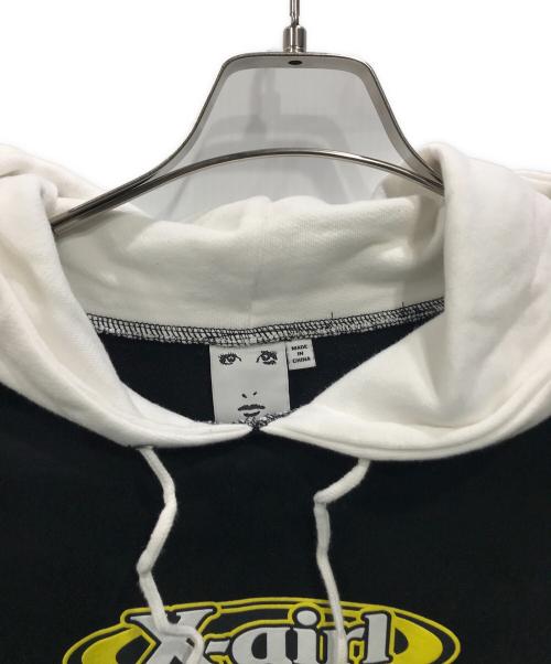 X-GIRL（エックスガール）X-girl (エックスガール) パーカー ブラック サイズ:Ｍの古着・服飾アイテム