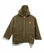 DANTONダントン）の古着「ZIP HOODED JACKET」｜カーキ