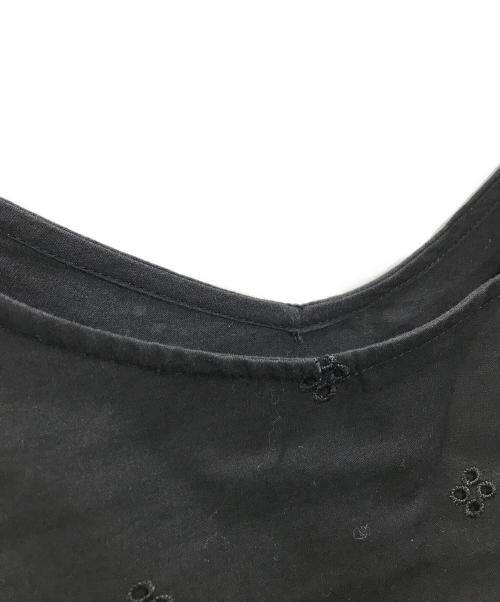 SLOW（スロウ）SLOW (スロウ) エンブロイダリーレース ワンピース ブラック サイズ:44の古着・服飾アイテム
