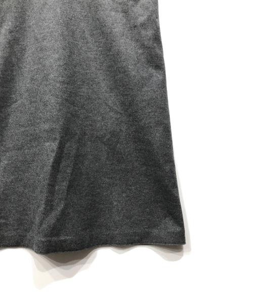 23区（ニジュウサンク）23区 (ニジュウサンク) ウールミルドジャージー ジャンパースカート グレー サイズ:44の古着・服飾アイテム