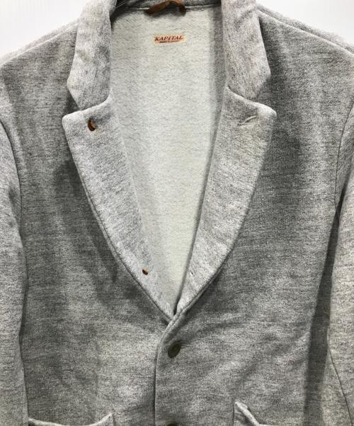 KAPITAL（キャピタル）KAPITAL (キャピタル) スウェットテーラードジャケット グレー サイズ:3の古着・服飾アイテム