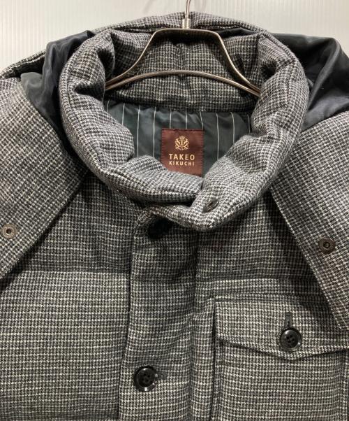 TAKEO KIKUCHI（タケオキクチ）TAKEO KIKUCHI (タケオキクチ) ダウンジャケット グレー サイズ:3の古着・服飾アイテム