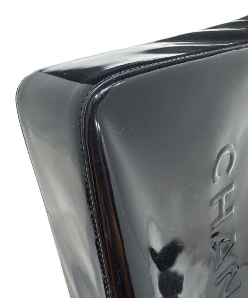 CHANEL（シャネル）CHANEL (シャネル) エナメルトートバッグ ブラックの古着・服飾アイテム