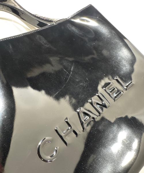 CHANEL（シャネル）CHANEL (シャネル) エナメルトートバッグ ブラックの古着・服飾アイテム
