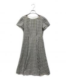 ANAYI（アナイ）の古着「総柄ワンピース」｜ホワイト