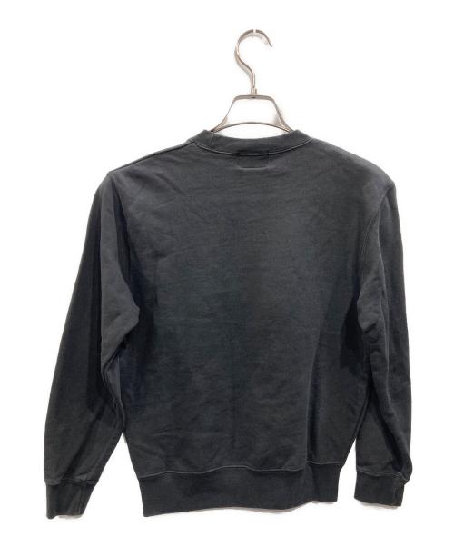 stussy（ステューシー）stussy (ステューシー) 刺繍ロゴスウェット ブラック サイズ:Mの古着・服飾アイテム
